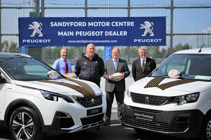Sandyford Peugeot celebrates partnership with Lansdowne RFC 